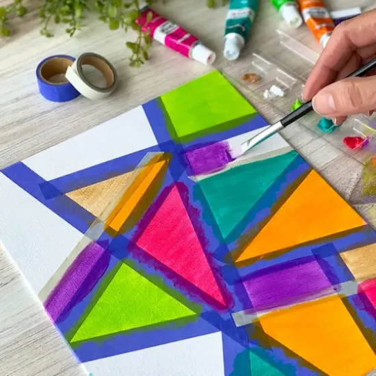 ArtSkills&reg; 5-Minute Masterpieces Tape Art Paint and Reveal {9}