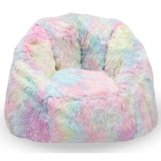 Delta Children 27" Cozee Fluffy Chair Tie Dye {1}