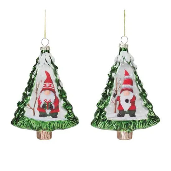 12ct. 6" Gnome Pine Tree Ornaments {1}