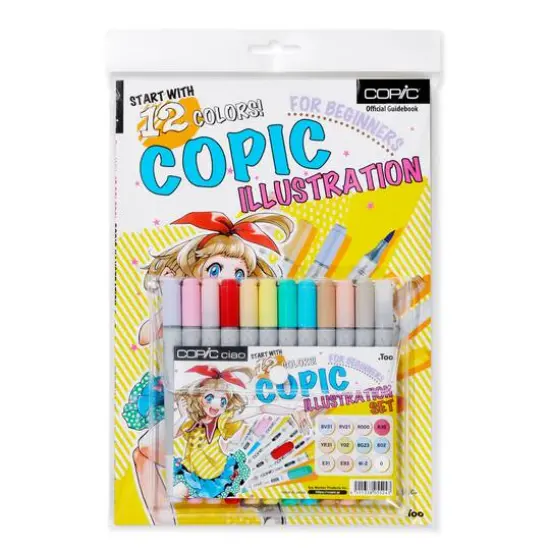 Copic&reg; Ciao 12 Color Marker Illustration Bundle Set {2}
