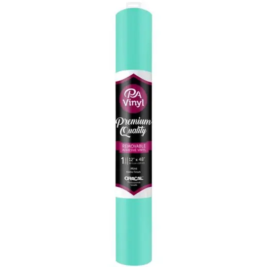 PA Vinyl Matte Removable Adhesive Vinyl Mint {1}