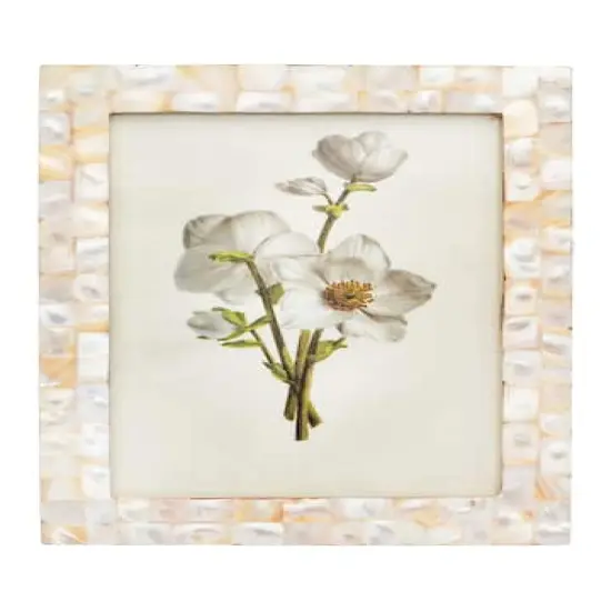 Hello Honey&reg; Mother of Pearl 5" x 7" Photo Frame {1}