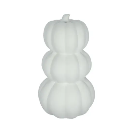 7.75" DIY Ceramic LED Stacked Jack-o'-Lanterns D&eacute;cor by Make Market&reg; {8}