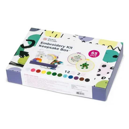 Coats & Clark&reg; Embroidery Kit Keepsake Box&trade; {4}