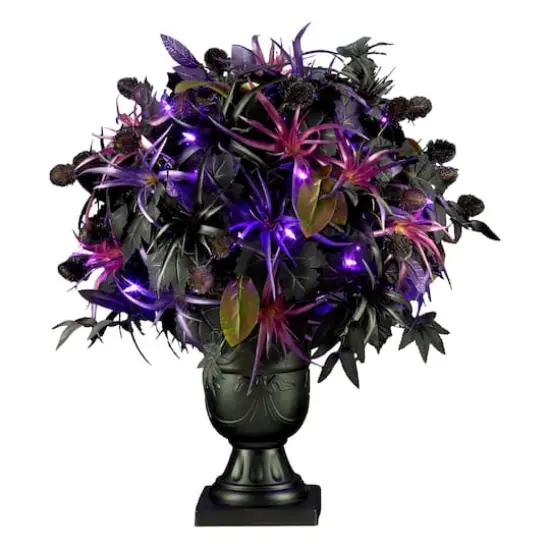 2ft. Scare in the Air LED Halloween Centerpiece in Black Urn Planter {1}