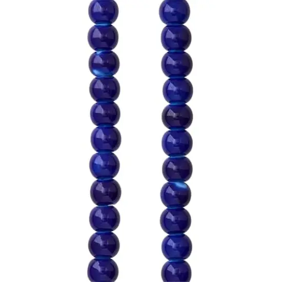 Sapphire Ceramic Round Beads, 6mm by Bead Landing&trade; {1}