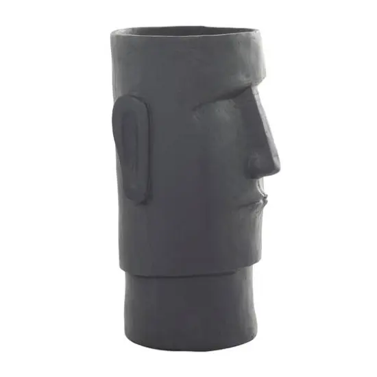 Grey Contemporary Abstract Planter, 12" x 13" x 23" {3}