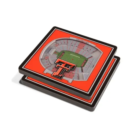 NCAA 3D StadiumView Coasters Texas Tech Red Raiders {1}