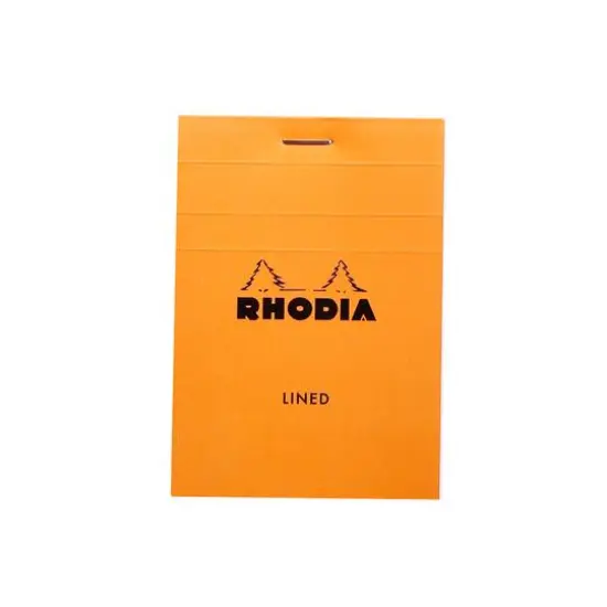 Rhodia&reg; Orange Lined Stapled Pad {1}