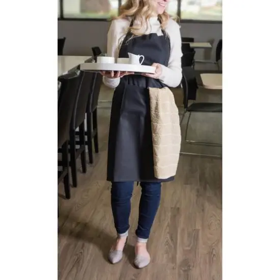 DII&reg; Chino Chef Apron Black {9}