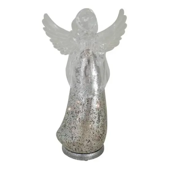 13" Lighted Angel Holding a Star Christmas Tabletop Figurine {6}