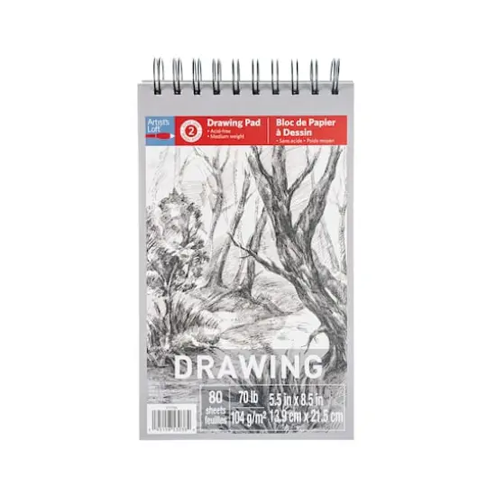 Drawing Pad by Artist's Loft&trade;, 5.5" x 8.5" {1}