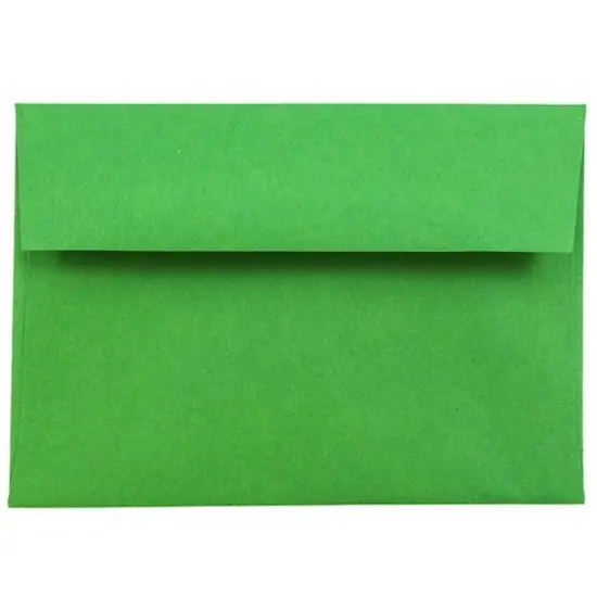JAM Paper 3.5" x 5" A1 Colored Invitation Envelopes, 50ct. Green {1}