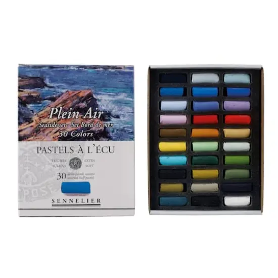 Sennelier Plein Air Seaside Colors Extra-Soft Pastel Half Stick Set, 30ct. {1}