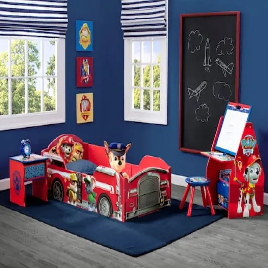 Paw Patrol Wood Toddler Bed {6}