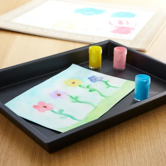 Finger Paint Tray by Creatology&trade; Black {3}