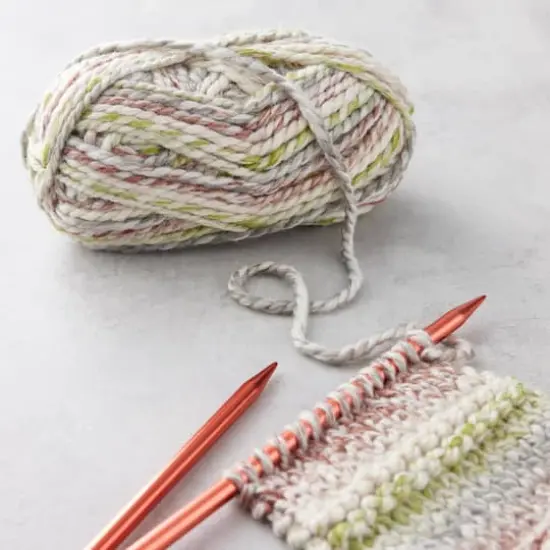Lion Brand&reg; Wool-Ease&reg; Thick & Quick&reg; Variegated Yarn Fern {3}