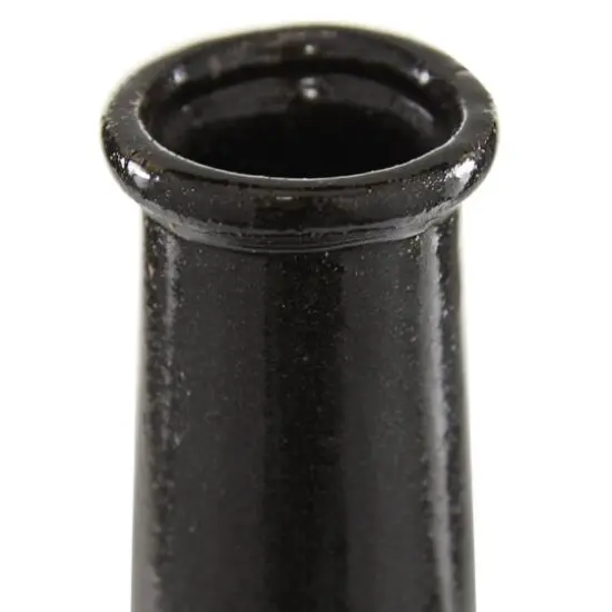 Black Porcelain Eclectic Vase, 18" x 6" x 6" {7}