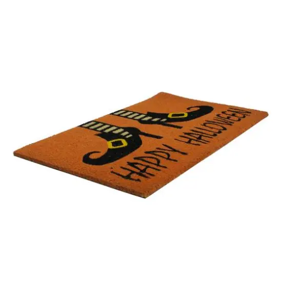 Wicked Witch Shoes "Happy Halloween" Coir Doormat, 18" x 30" {3}