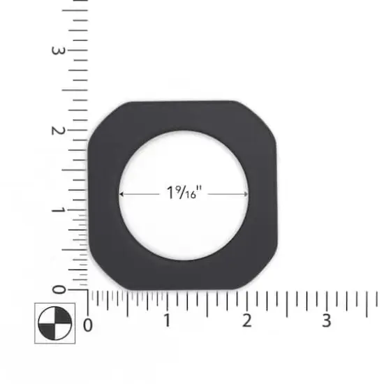 Dritz&reg; Home Matte Black 1.562" Square Curtain Grommets, 8ct. {4}