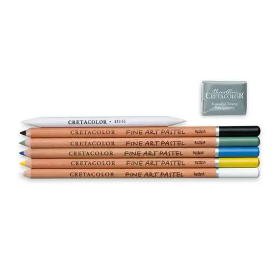 Cretacolor Bird 7 Piece Fine Art Pastel Pencil Set {1}