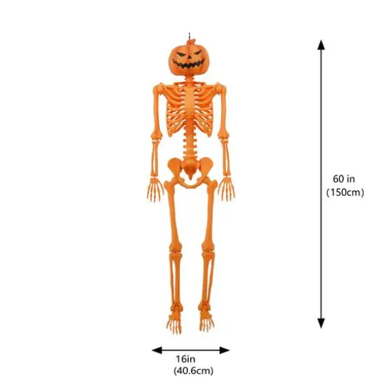 5ft. Pumpkin Man Skeleton by Ashland&reg; {5}