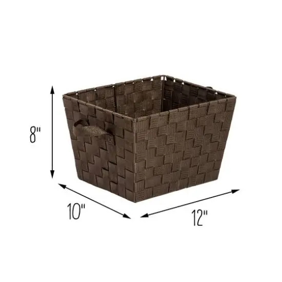 Honey Can Do Woven Bins, 2ct. Espresso {4}
