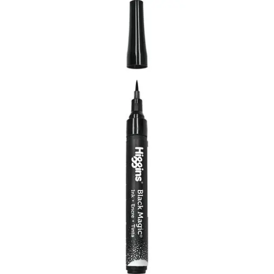 Higgins&reg; Black Magic&reg; Brush Tip Ink Pump Marker, 1mm {3}