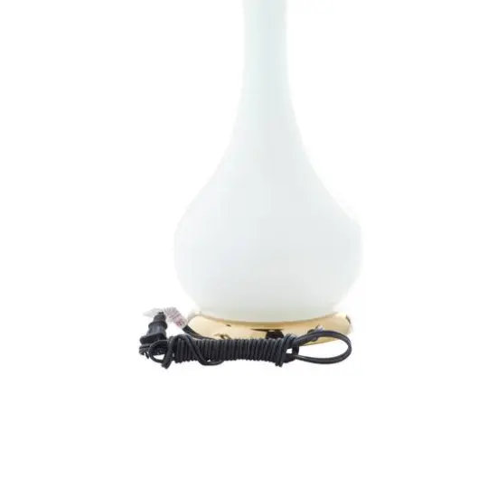 Set of 2 Gold Metal Traditional Table Lamp, 29" x 13" x 13" {5}