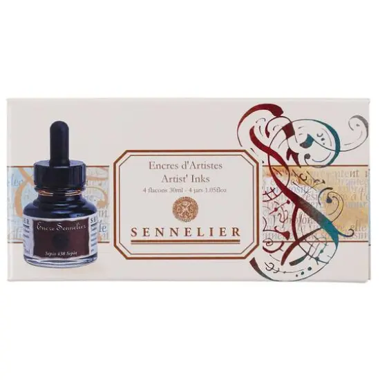 Sennelier Artist's 4 Color Ink Set {1}