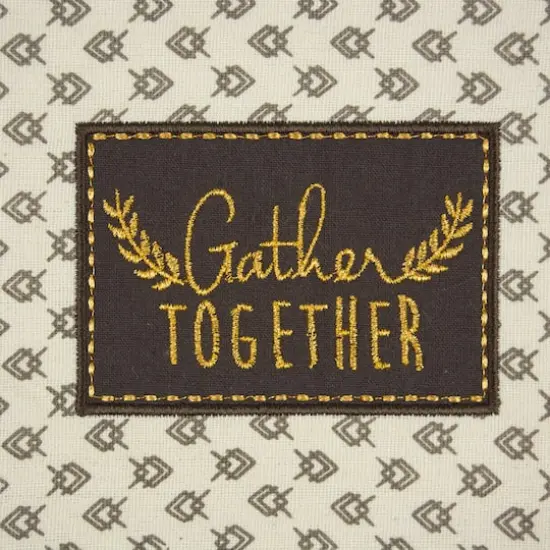 DII&reg; Assorted Rustic Fall Embellished Dishtowel Set {4}