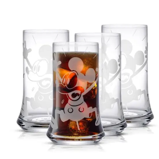 18.5oz. Disney&reg; Mickey Mouse Yikes Highball Glasses, 4ct. {1}