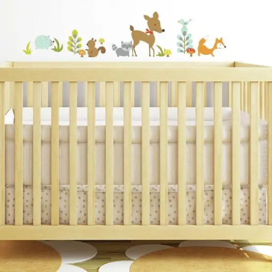RoomMates Woodland Fox & Friends Peel & Stick Wall Decals {6}