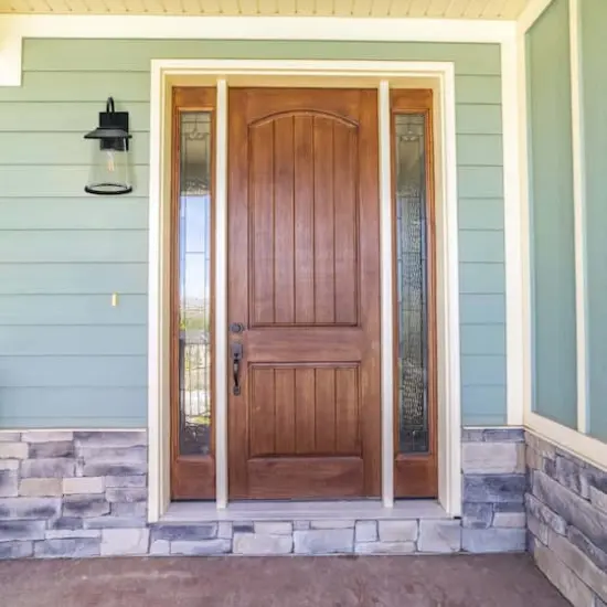 Hello Honey&reg; Robert Stevenson Lighting Hudson 14.5" Distressed Zinc Metal & Seedy Glass Outdoor Light {4}