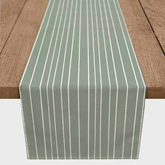 Lines Indoor/Outdoor Table Runner Green {3}