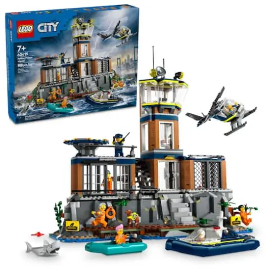 LEGO&reg; City Police Prison Island Building Toy 60419 {1}