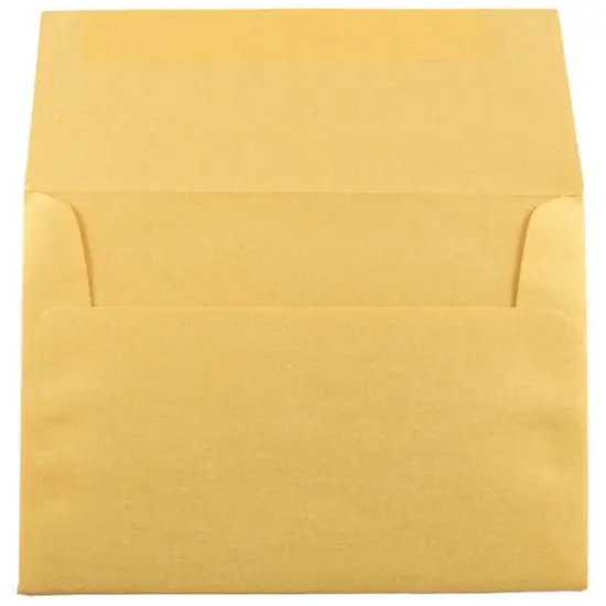 JAM Paper 4.75" x 6.5" Metallic Invitation Envelopes, 25ct. Gold Stardream {4}