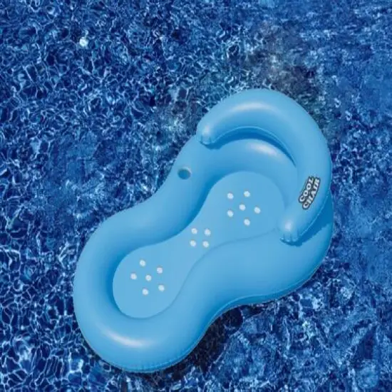 Swimline 62.5" Inflatable Blue Cool Chair Pool Lounger {4}