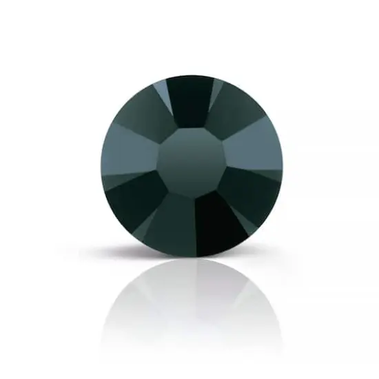 Preciosa MAXIMA SS10 Flatback Czech Crystals, 144ct. Jet {1}