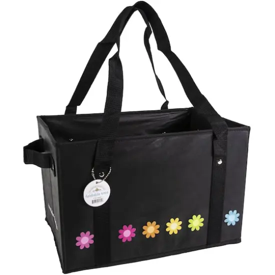 Doodlebug Daisies Canvas Foldable Tote {7}