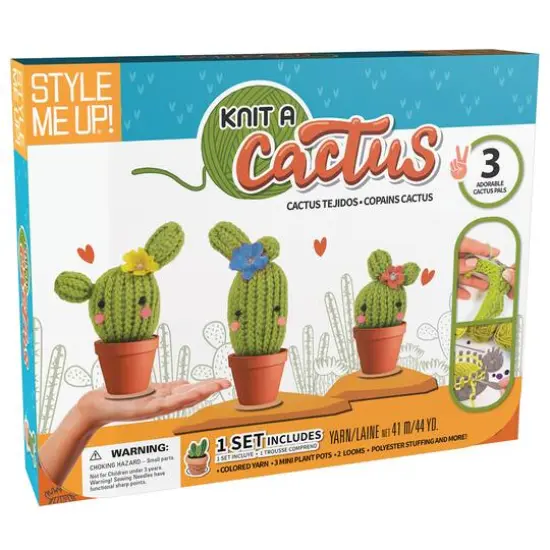 Style Me Up! Knit A Cactus Activity Kit {1}