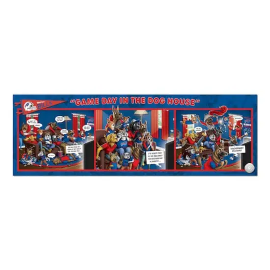 NFL Game Day in the Dog House 1,000 Piece Puzzle Buffalo Bills {4}