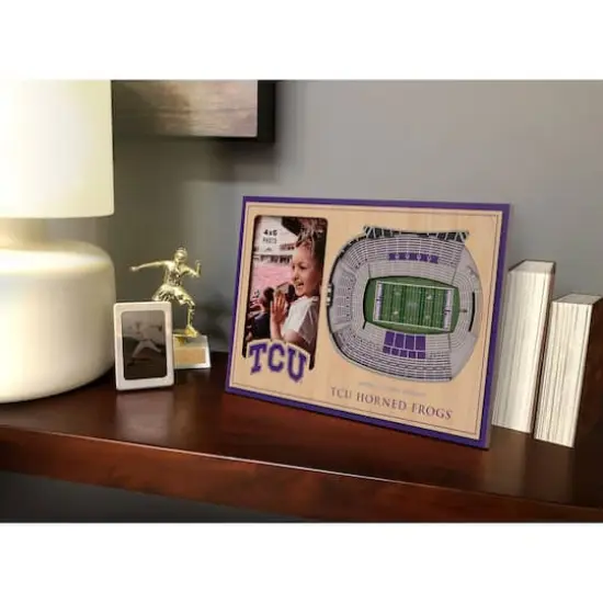 College Football 3D StadiumViews Picture Frame TCU Horned Frogs {4}