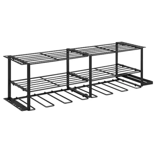 NEX&trade; 27" Black Wire Power Tool Wall Organizer {1}
