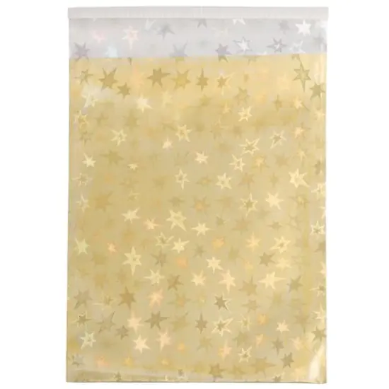 JAM Paper 6.25 x 7.875" Gold Stars Foil Open End Envelopes with Self Adhesive Closure, 25ct. {1}