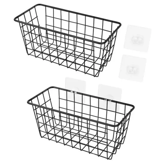 NEX&trade; Hanging Metal Storage Basket, 2ct. {1}