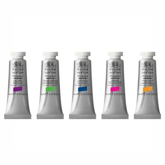 Winsor & Newton&reg; Designers Gouache Phthalo Blue {2}