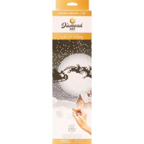 Diamond Art Santa's Sleigh Full Drill Kit {3}