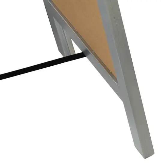 Head West Brushed Nickel Full Size Free Standing Easel Dressing Mirror - 18" x 64" {9}