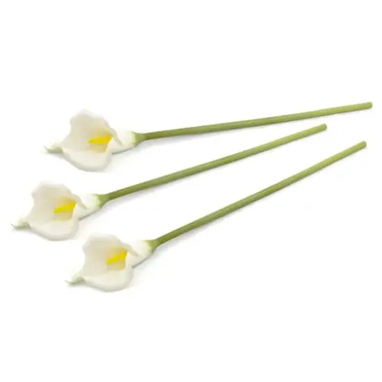 DII&reg; White Flower Cala Lily Set, 3ct. {1}